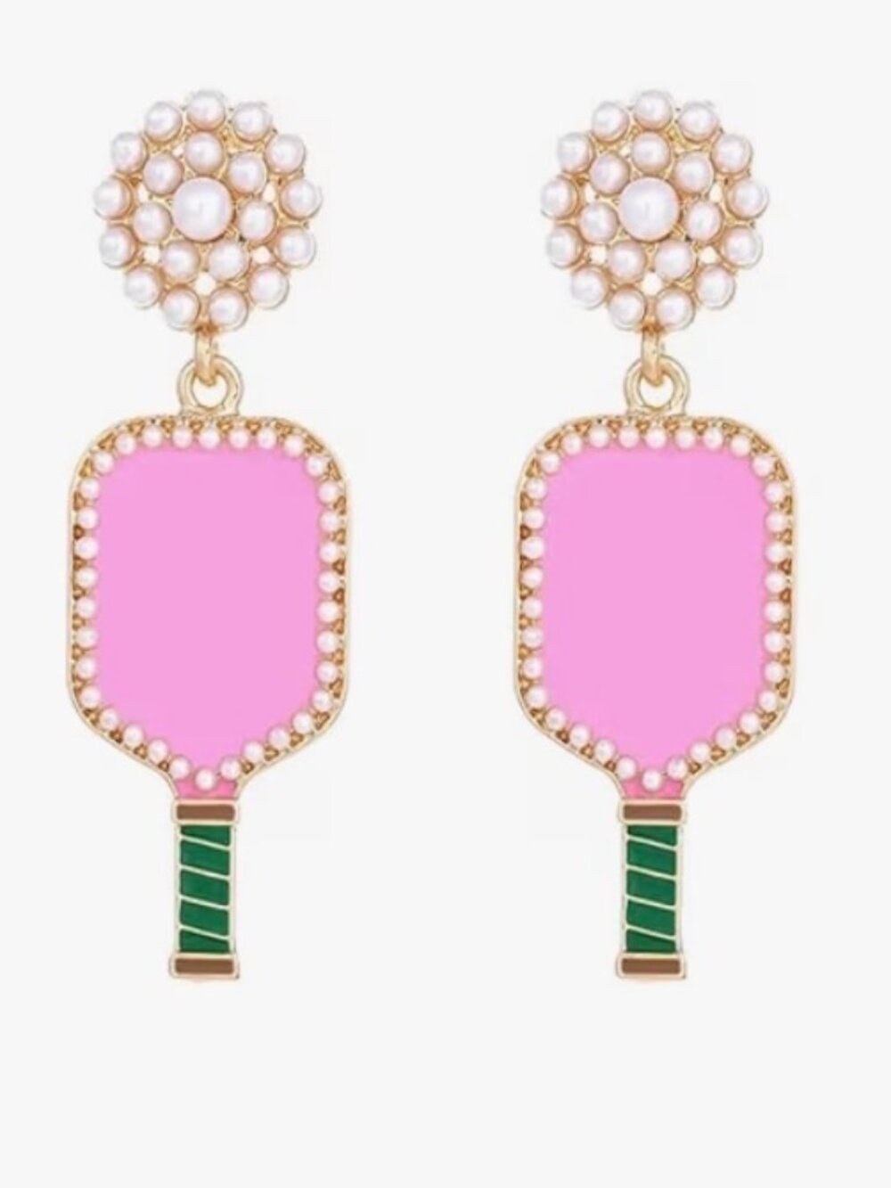 Adorable Pickleball Paddle Earrings